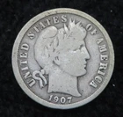 1907-O Barber Dime * Great Coin for a Book * 5897