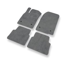 Fußmatten Velours für Opel Vectra C (2002-2008) Automatten Autoteppiche Graue
