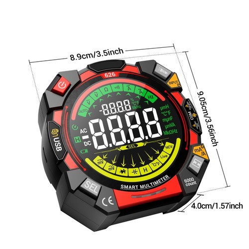 Ergonomic Digital Multimeter with Sturdy Construction and Reliable Performance - Picture 6 of 12