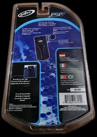 Sony * PlayStation Portable * PSP * Travel Case * Leather * Black * New *