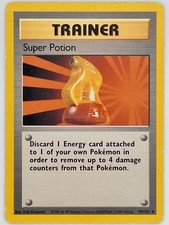 Super Potion Non-Holo WOTC Pokemon Card 90/102 Base Set MP