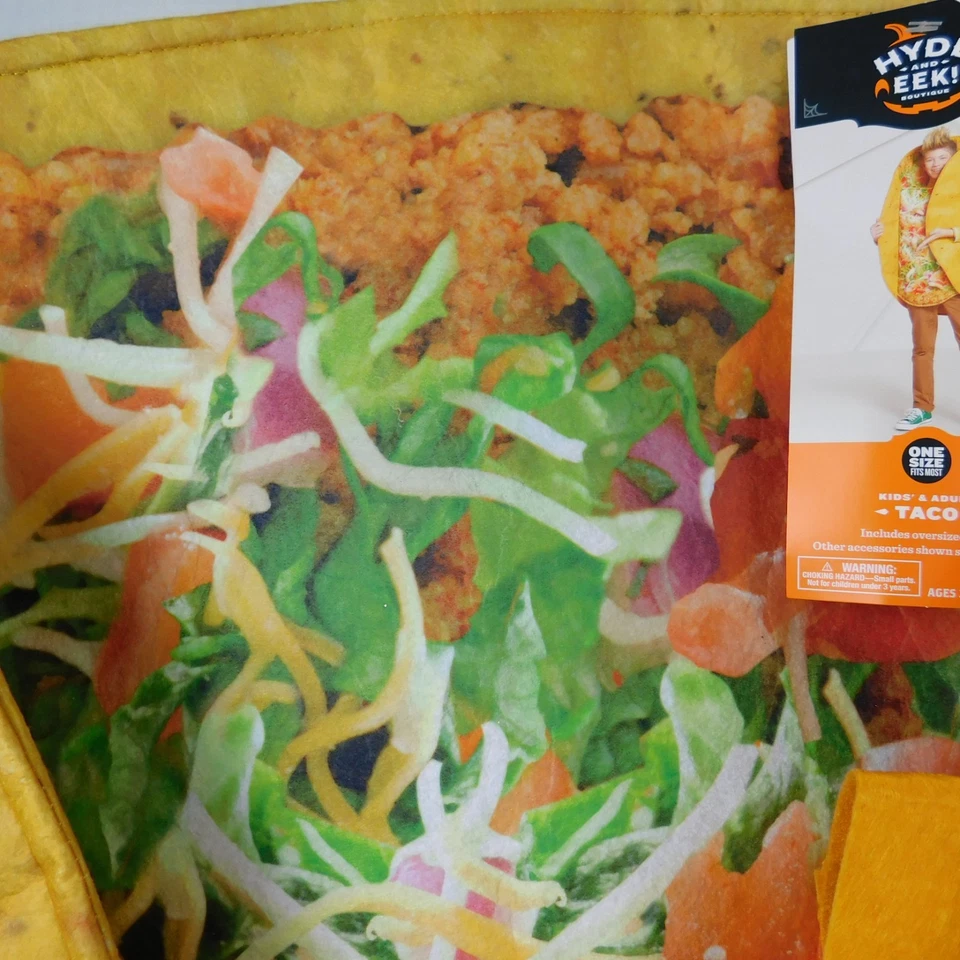 Chaleco Taco Grande Disfraz Halloween Niños o Adultos Talla Única #C391 Foto 4 de 4