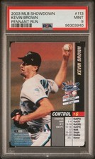 2003 MLB Showdown Kevin Brown Pennant Run PSA 9