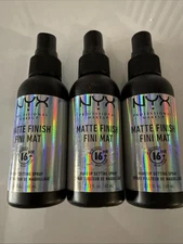 3X NYX Professional Makeup Matte Finish Up to 16 Hr Makeup Setting Spray Sku70