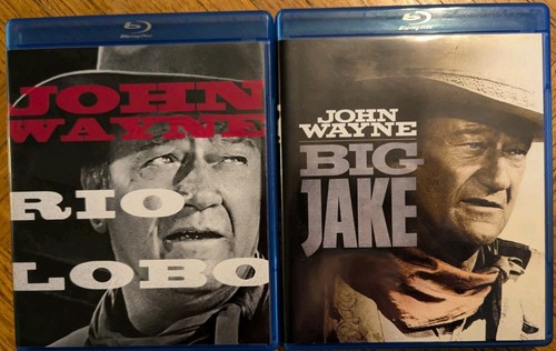 John Wayne 14 Movie Blu-ray Bundle Lot Train Robbers True Grit Hondo Cahill Rio - Imagen 4 de 8