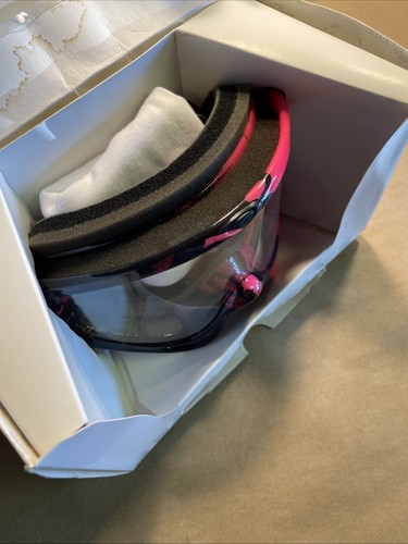 Oakley O-Frame MX Goggles Pink/Black Storm w/ Clear Lens (Brand New In Box) - Picture 4 of 13