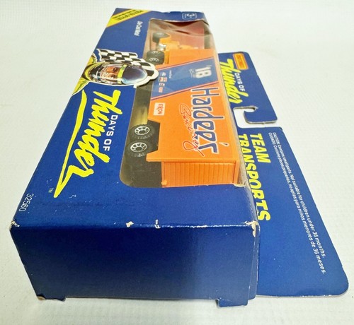Matchbox Days of Thunder 1990 Russ Wheeler's #18 Hardee's Racing Team Transport - Picture 9 of 12