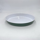 Emile Henry France 0105 Large Oval Baking Dish Green Ceramic Stoneware