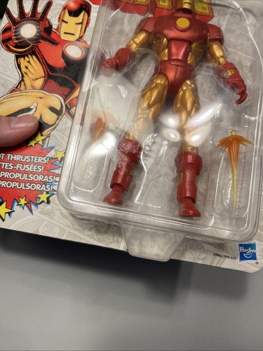 2017 Marvel Legends Retro Suit Iron Man Action Figure - Picture 4 of 4
