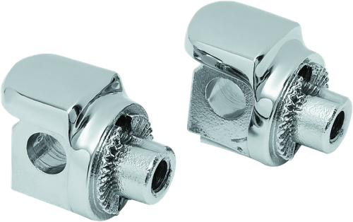 Kuryakyn 8894 Non-Pivot Splined Peg Adapter for Harley-Davidson Chrome - Foto 1 di 2