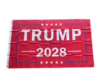 3x5 Red Trump 2028 Flag – Durable, Weather-Resistant, and Ready to Fly