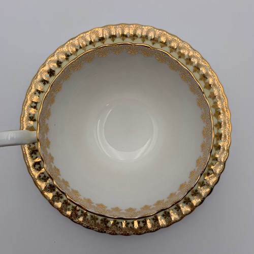 Paragon Bone China Teetasse & Untertasse Rosen Goldrand Queen Elizabeth II Garantie - Bild 6 von 13