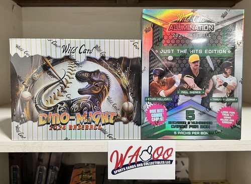 2024 Wild Card Dino-Might Box + Wild Card Alumination Just Hits Baseball Box
