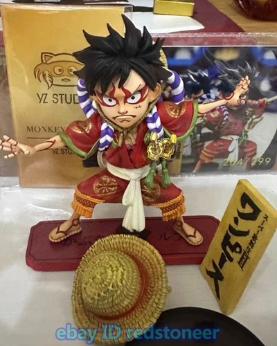 YZ Studio Kabuki Mono D. Luffy Una Pieza Estatua H7.4cm Figura Modelo Colección - Imagen 3 de 9