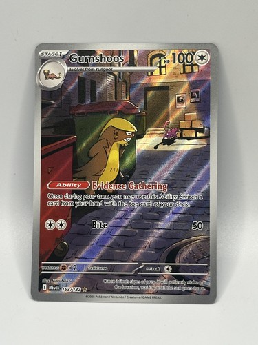 Pokemon TCG Gumshoos 153/132 Me01: Mega Evolution Holo