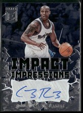 2021-22 Donruss Elite #II-CBU Caron Butler Impact Impressions Auto