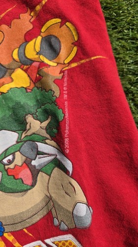 Pokemon Kids Boys Gotta Catch Em All Anime Graphic T Shirt Red Size 8 Giant - Picture 3 of 7
