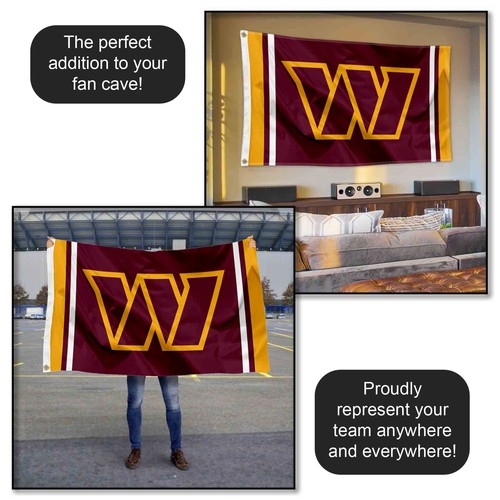 Washington Commanders 3x5 Banner Flag - Picture 5 of 6