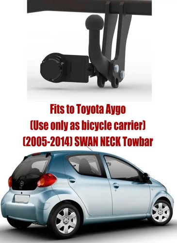 Schwanenhals Anhängerkupplung für Toyota Aygo (2005-2014) C-008_11 - Bild 2 von 6