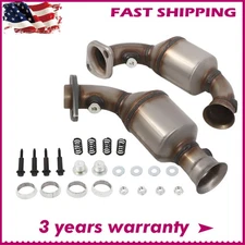 Pair Front Exhaust Catalytic Converters Set For 2002-2003 Jeep Liberty 3.7L V6