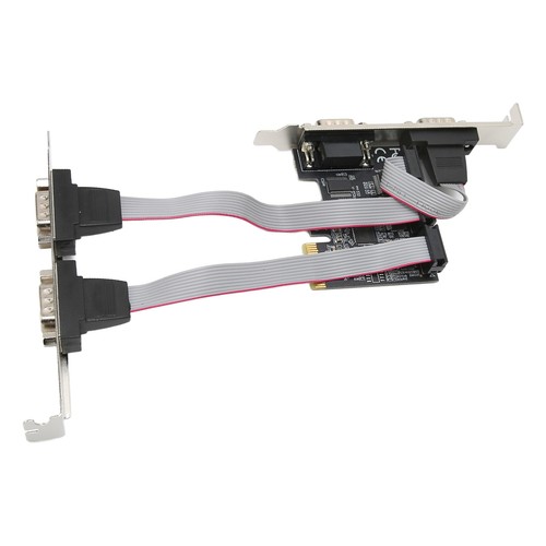 Pcie Expansion Card Pci Express X1 To Interface 4 Rs232 Serial Ports Wide BUU - Picture 9 of 12
