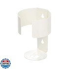 iDesign Wall Mount Wipe Holder, Cleaning Supplies, 6.54" x 4.15" x 4" ,Coconu