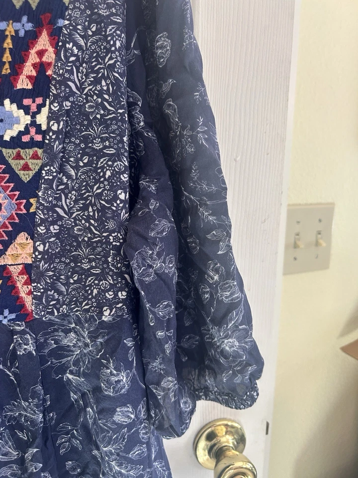 Hermoso Top Boho Sundance Bordado XL Foto 2 de 4