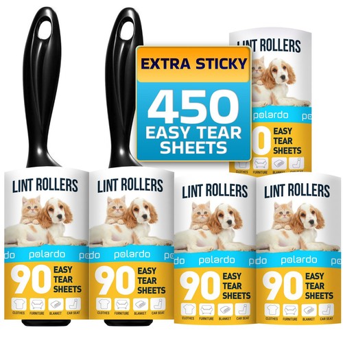 Lint Rollers for Pet Hair, Sticky, Remover for Couch, Clothes Furniture and C...
