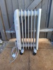 Glen GOF15 Oil Filled Radiator 3 Heat Settings Electric Heater Portable White 