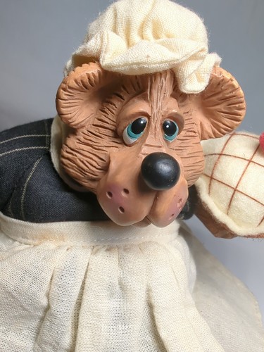 Pilgerpaar Russ Berrie Leute Bär Regal Sitzer Joshua Josette Erntedankfest - Bild 13 von 19