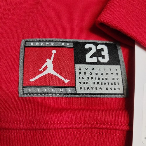 Nike Jordan - 23 - Fleece Hoodie - Gym Red - Size Medium 10/12 - 95C479-R78 - Picture 3 of 6