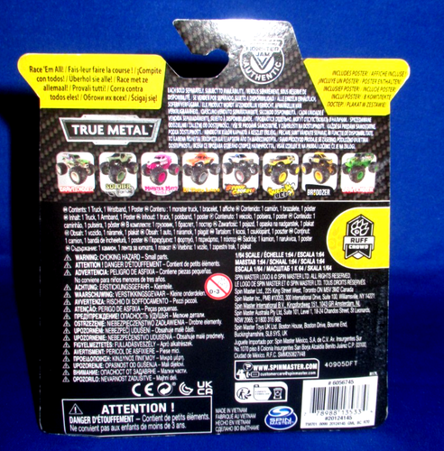 MONSTER JAM 1:64 MONSTER TRUCK SCOOBY-DOO SERIES 10 W/WRISTBAND 2020 NEW - Picture 3 of 3