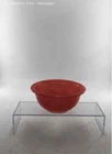 Vintage Pyrex Red Home Kitchenware Collectible Round Shape Serving Bowl