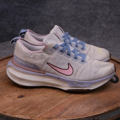 Nike ZoomX Invincible Run 3 Women Size 6 US Sail Blue Soft Pink White FJ7727-161