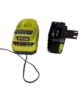 RYOBI ONE+ 18V 2.0Ah Lithium-Ion Battery PBP006 + PCG002 Charger Kit, Green