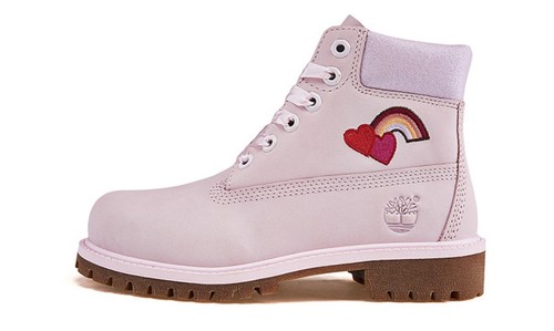 Timberland 6inch Premium Boot Junior Girls Pink Size UK2.5 EU35 #BOX - Picture 4 of 6