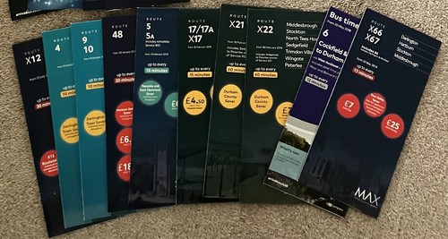 Arriva North East Bus Timetable Leaflets Bundle 2014 - 2020 - Picture 5 of 5