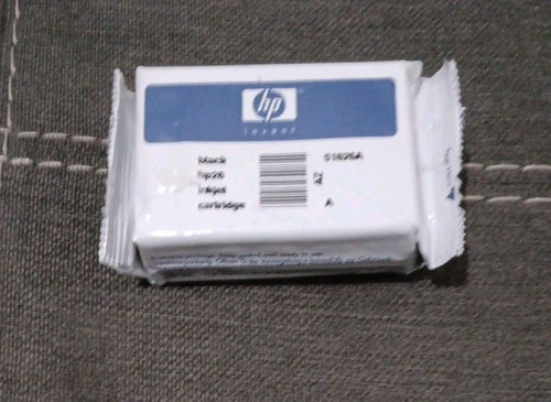 Hewlett Packard HP 26 Tintenpatrone Schwarz Original HP26 Versiegelt Neu 