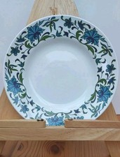 Midwinter Spanish Garden Side Plate 6 3/4 "Floral Blue Green Vintage Preloved 