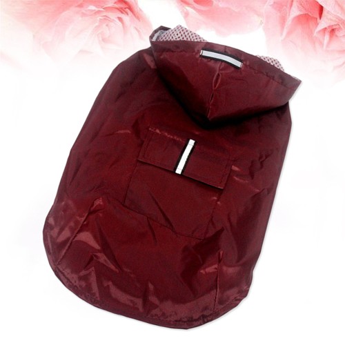 Pet Raincoat Dog with Reflective Strip for Large Dogs Waterproof Raincoats - Picture 3 of 12