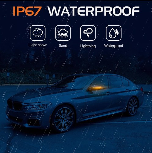 Dynamic LED Side Mirror Turn Signal Light For BMW G20 G22 G30 G11 G32 G38 M5 F90 - Bild 13 von 17