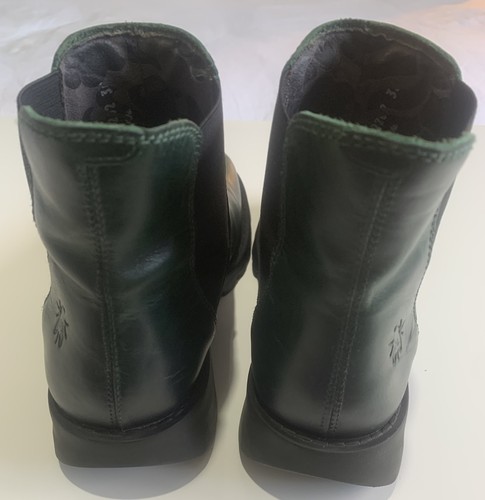FLY LONDON  - Women’s Green Salv Leather Boots UK 5 EUR 38 - Picture 8 of 16