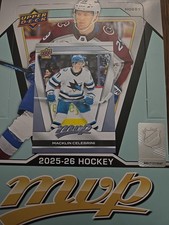 2025-26 UD MVP Hockey Macklin Celebrini Silver Script #17