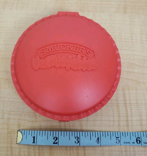Contenedor de almacenamiento de almuerzo rojo sándwich Smuckers Uncrustables B - Imagen 9 de 9