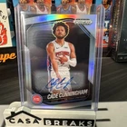 2024-25 Panini Prizm Black Cade Cunningham Auto Silver Prizm #8 Pistons