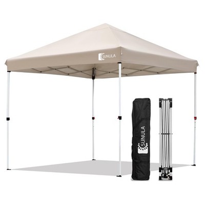 Pavillon 3x3 m Partyzelt Gartenzelt Wasserdich Sonnenschutz Zelt Pavillon Taupe