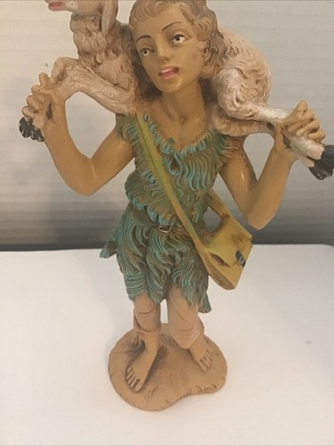 Vintage Fontanini Nativity Sheperd Boy Gabriel 332 Figure Simonetti Dep Italy - Picture 3 of 6