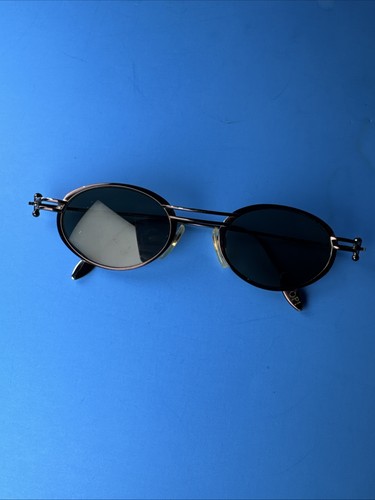 VINTAGE JOOP! Runde ovale GUNMETAL SONNENBRILLE mit Etui Modell 8770-131 Steampunk - Bild 2 von 12
