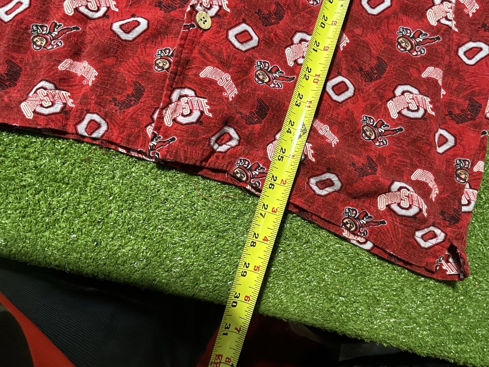 Ohio State Hawaiian Shirt Men Medium Buckeyes Bru… - image 5