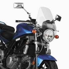 National Cycle Deflector Screen for 7/8-1in. Handlebars - 15.5in. - Clear N25030